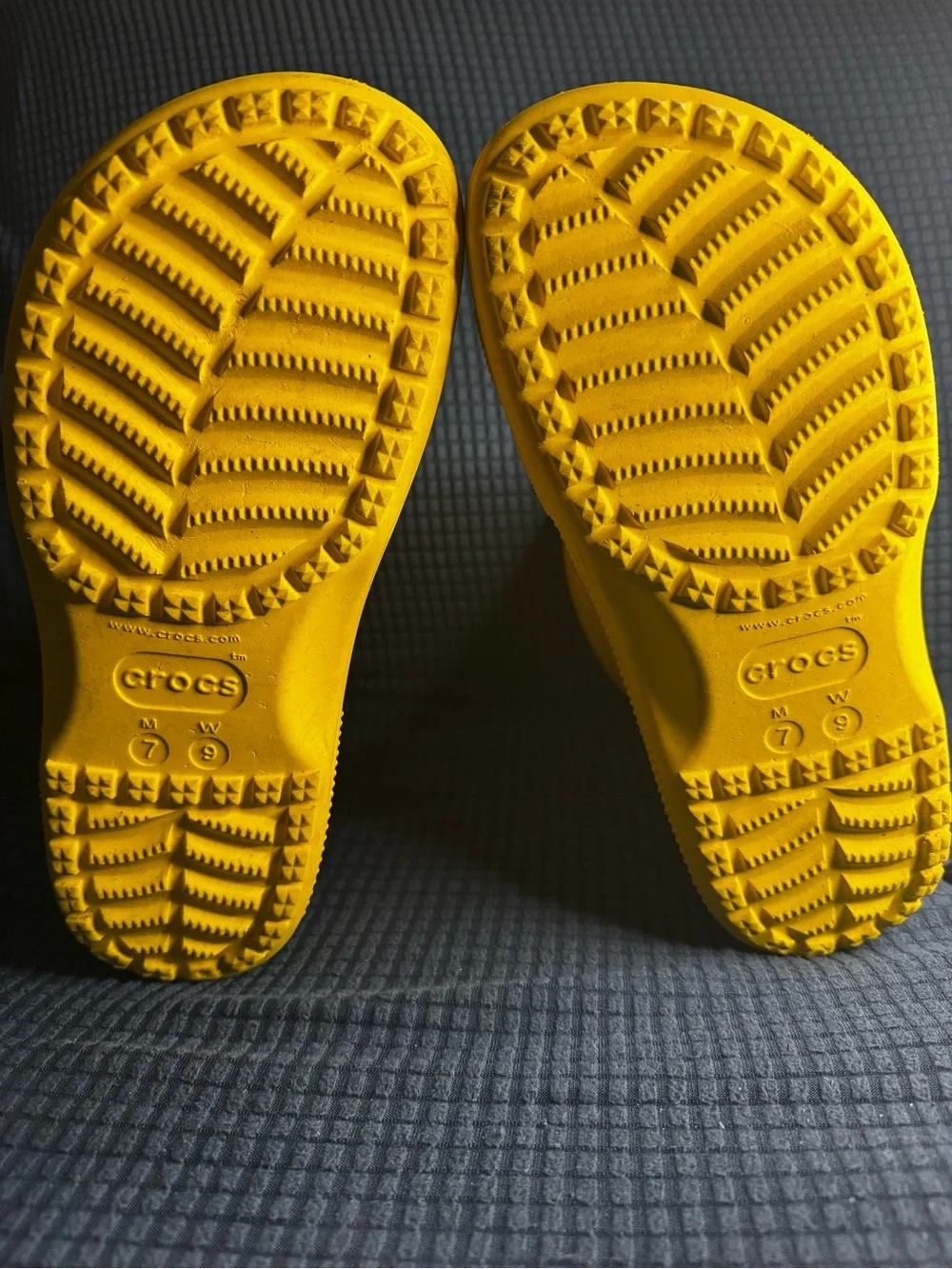 CROCS bright yellow
